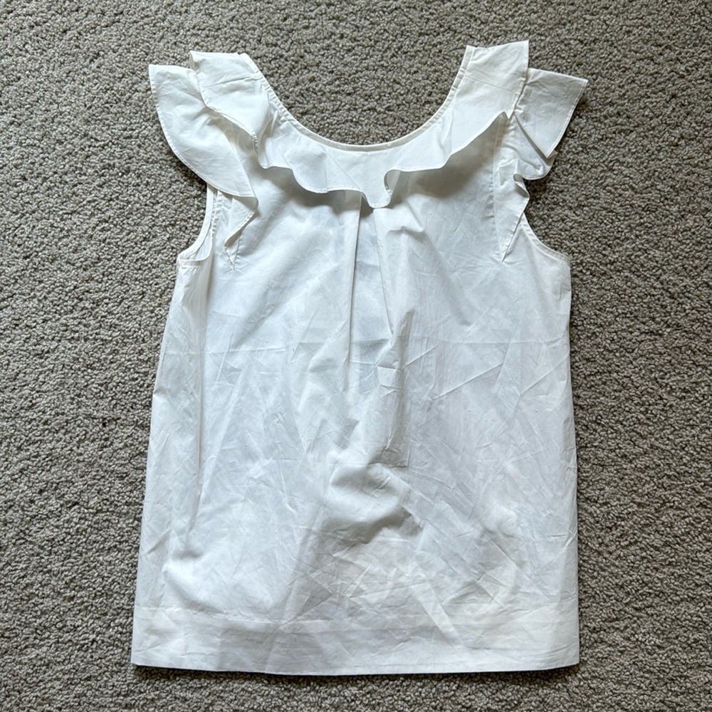 NWT J.Crew White Tank (Size: 4)